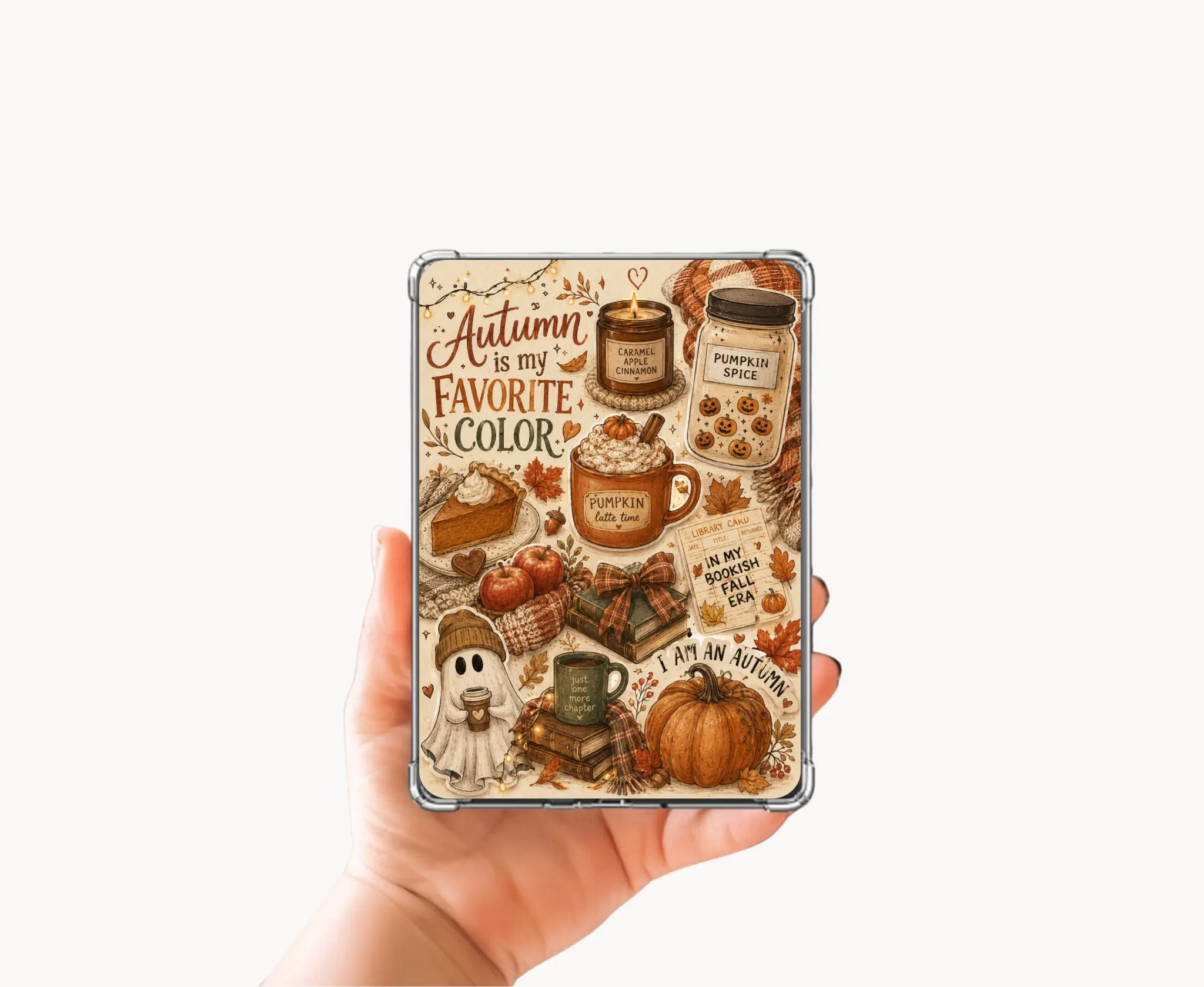Aesthetically Autumn Kindle E-Reader Case Insert