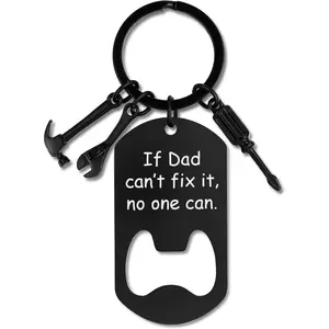 If Dad Cant Fix It Keychain Gifts for Dad Grandpa Uncle Happy Birthday Gift Father's Day If Dad Grandpa Uncle Can't Fix It No One Can