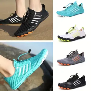 Men's Breathable Quick-Dry Non-Slip Water Shoes with Adjustable Buckle, Suitable for Summer Beach Walks/Pool Swimming/Outdoor Activities