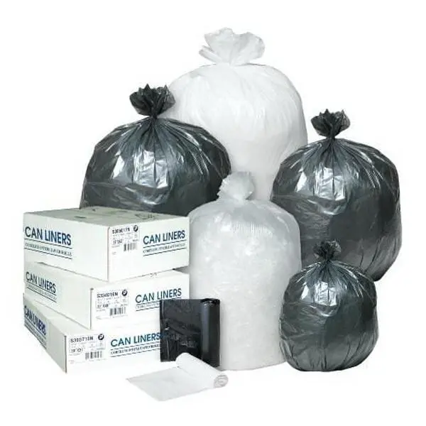 Inteplast Group IBS S243308N High-Density Commercial Box Trash Bags, 24x33 in, 8 Mic, Natural