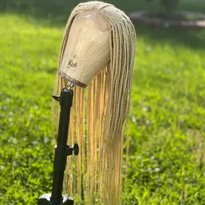 Conrow wig, Tribal braided wig, Blonde braided wig, Handmade, Very Realistic, Ready to ship.