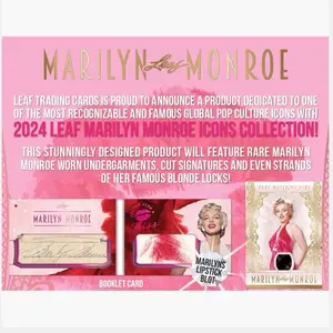 Leaf Marilyn Monroe Icons Collection Hobby Box