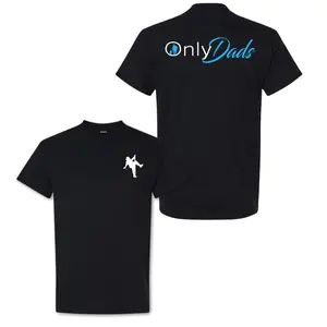OnlyDads T-Shirt, Double Sided Graphic Printed Cotton Tee, Fathers Day Gift, Trending Father's Day, Men's Graphic Tees, Casual Outfit, Comfortable Menswear, Perfect Gift For Men, Apr2