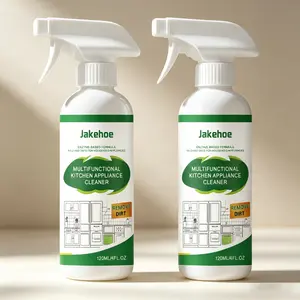 2-Pack Kitchen Appliance Cleaner (120ML*2), Enzyme Cleaner, Removes Stubborn Oil Stains, Breaks Down Grease, Gentle on Hands,Clean Oil Stains And Grease On The Range Hood And Stove, Multi-Use Degreaser