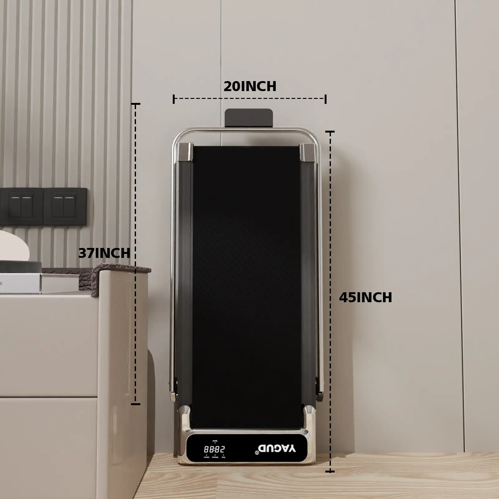 Silver with Handle 0.6-3.8MPH(45''*20'')