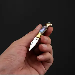 Sports multi-function keychain, mini folding knife, Father's Day gift, outdoor knife, permanent, metal, fireproof, waterproof, outdoor enthusiast accessories for hiking and camping