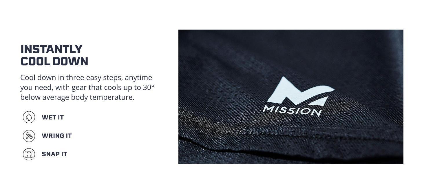 MISSION Cooling Helmet Liner - Lightweight & Breathable - Cools Up to 2 Hours - UPF 50 Sun Protection - Machine Washable