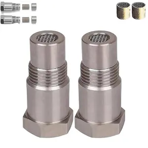 Oxygen Sensor Filter Adapter - New Stainless Steel Extension Pipe Fitting - Car Extension Screw