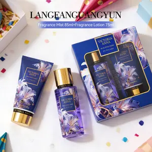 Body Spray and Body Lotion Set,75ml/85ml Floral, Fruity and Notes Perfume Set, Fruit Floral Scent, 2 Counts/set Long-Lasting Fragrances for Women, Daily Use or Gifts, Fragrance Gift Bundle, All-Occasion Perfume Collection