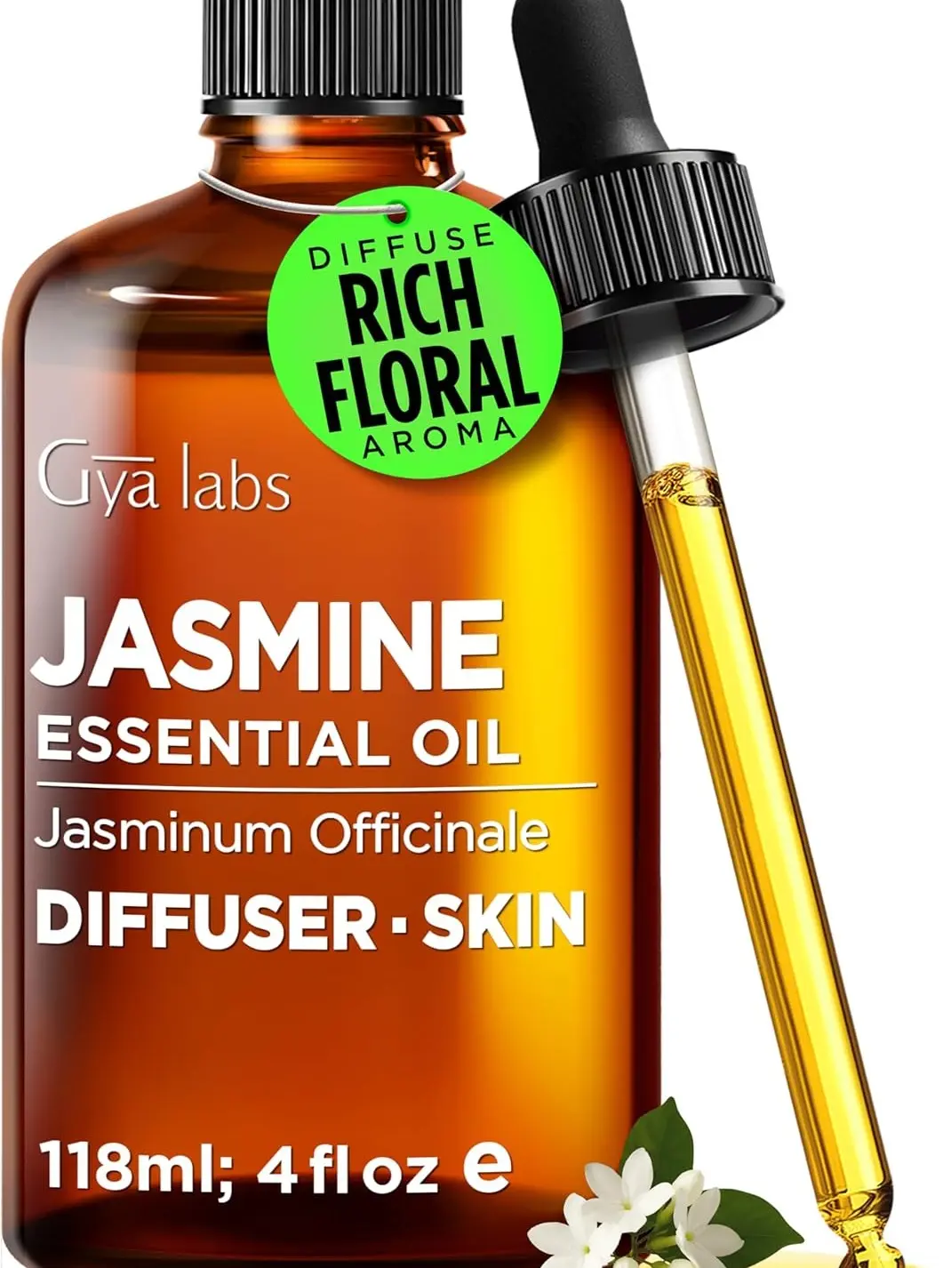 Gya Labs Jasmine Essential Oil - 4 Fl Oz Gya Labs Jasmine Essential Oil - 4 Fl Oz