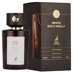 Maison Alhambra Smoked Oud & Vanilla for Unisex Eau de Parfum Spray, 3.4 Ounce Lattafa Edp Perfume Fragrance Edp Intense