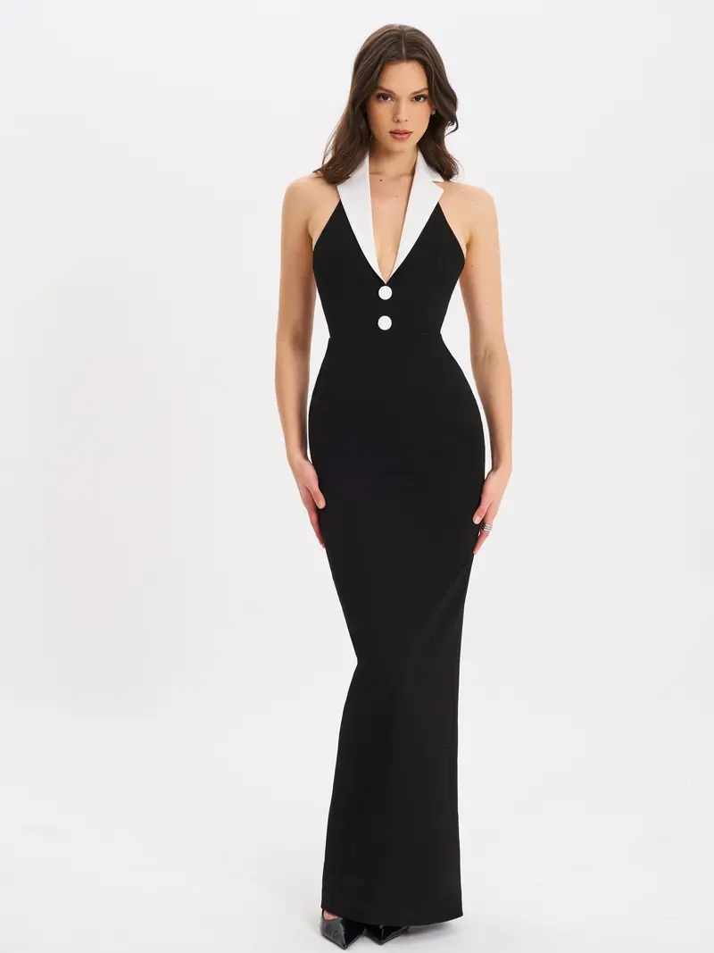 Karen Millen black and white dress - TikTok Shop