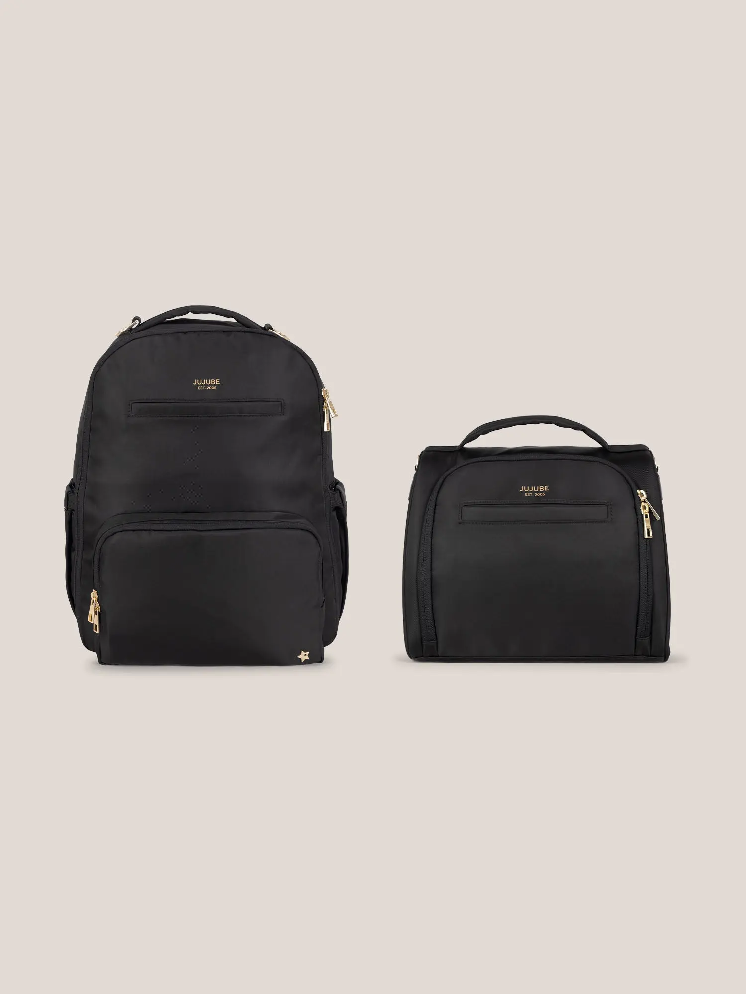 Classic Backpack + Insulated Bottle Bag Bundle - Black