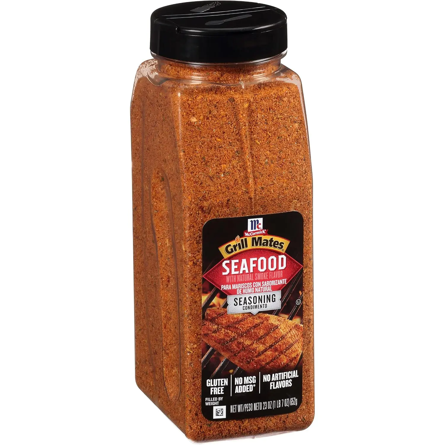 Pack 6 McCormick Grill Mates Seafood Spice, 23 oz Containers - Versatile Seasoning for Seafood, Beef, Poultry Dishes