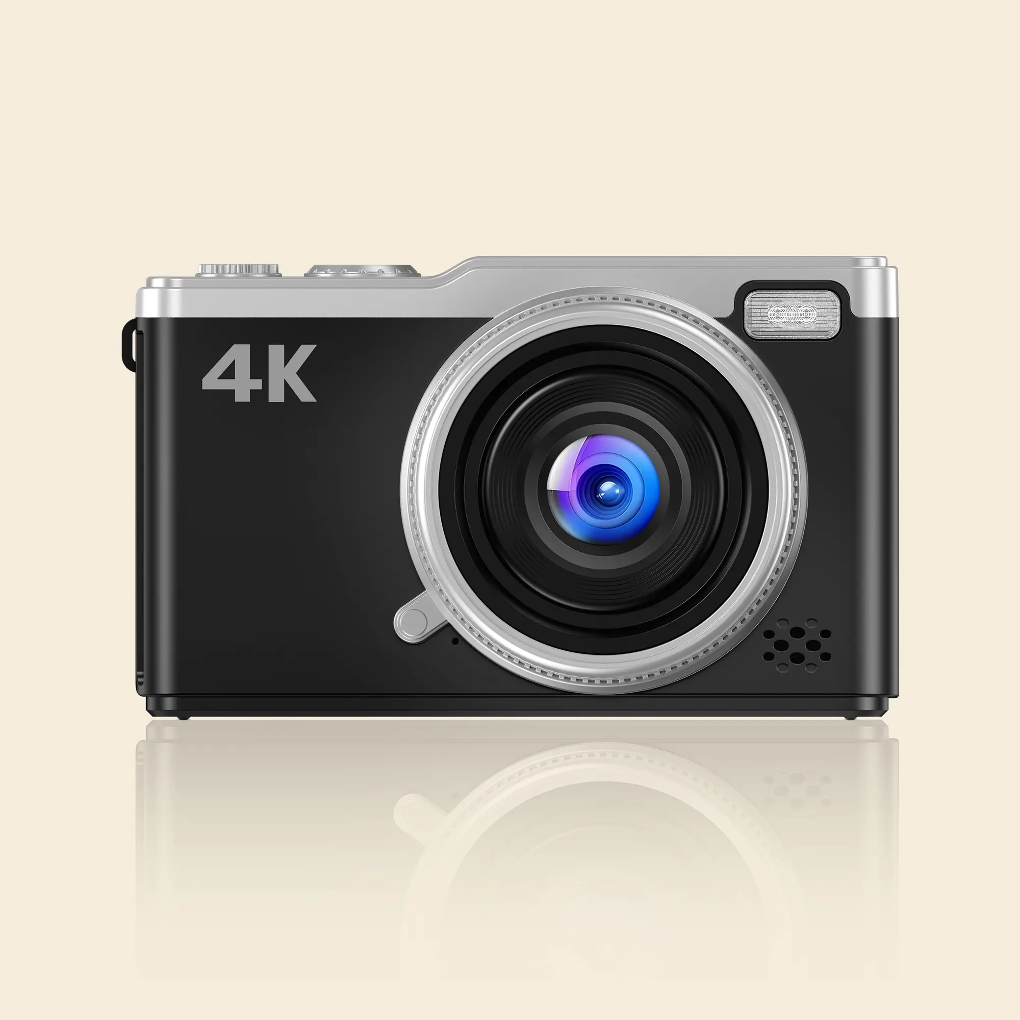 Maxmango D72 64MP Digital Camera with 180° Flip Screen Vlogging Camera