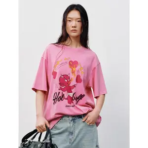 URBAN REVIVO 2026 Summer Women's Fun Graphic T-Shirt UYV460066