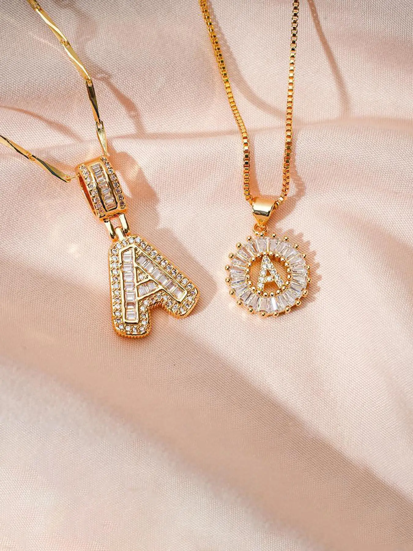 Elegant Rhinestone Decor Letter Design Pendant Necklace, Statement Necklace, Fashion Jewelry for Party, Daily Clothing Decor, Trendy All-match & Exqui