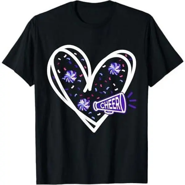 Love Cheer Girl Cheerleading Cheerleader Cheer Practice T-Shirt