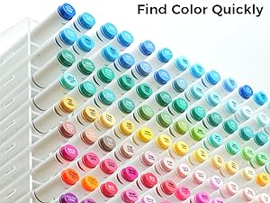 Ohuhu Oahu Alcohol Markers: Chisel and Fine Dual Tips - 40 Colors - AP Certificated Double Tipped Art Marker Set for Artists Adults Coloring Illustration -Refillable - Oahu Series of Ohuhuart