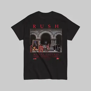 Rush T-Shirt "Moving Pictures" - Vintage Rock Music Merch Graphic Tee