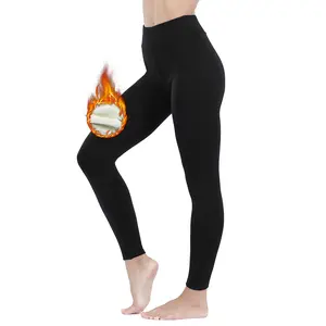 Women's Fleece Lined Leggings Women High Waisted Warm Winter Yoga Pants for Women Thermal Running Workout Leggings