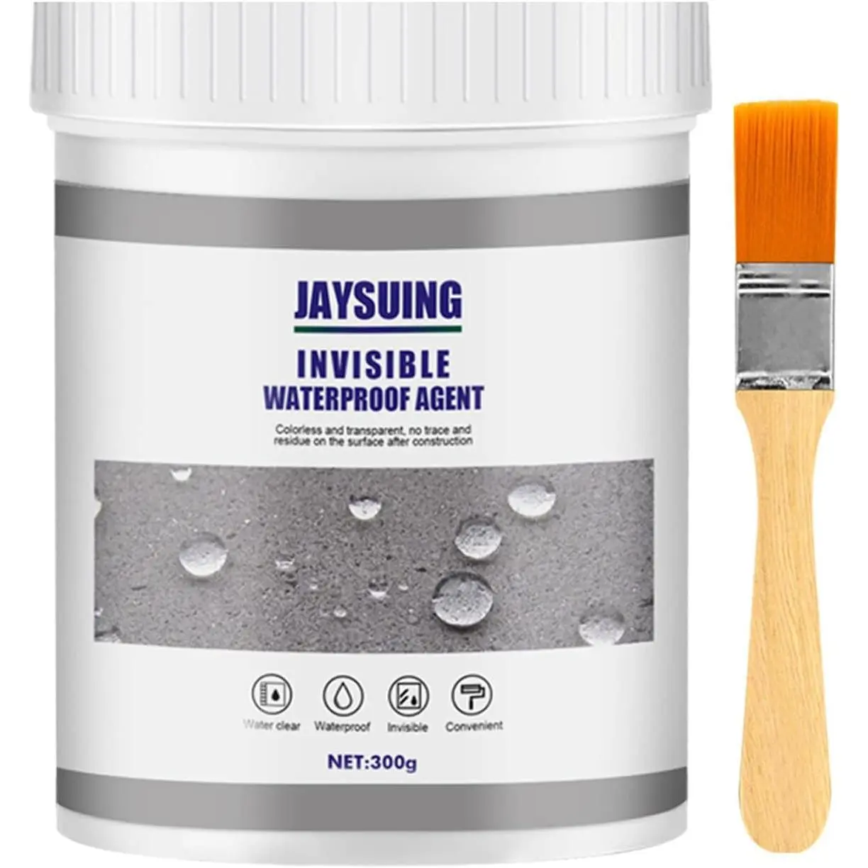 300g Invisible Waterproof Agent: Transparent Sealant for Insulating, Repairing Leaks, and Super Strong Bonding - Adhesive Coating for Kitchen, Bathroom
