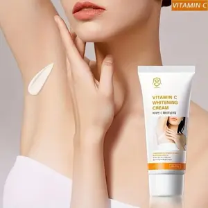 Underarm whitening cream containing Vitamin C, niacinamide, and centella asiatica. Hypoallergenic formula brightens the skin, suitable for underarms and buttocks, personal care products, beauty products