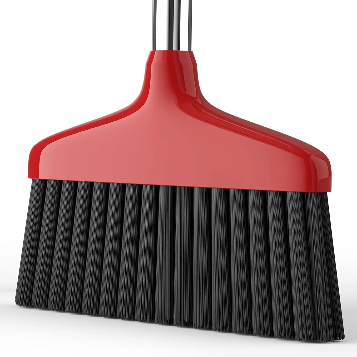 Handy Broom, Indoor/Outdoor Brooms, Duty Kitchen Broom, for  Garage Kitchen Office Courtyard Lobby Patio Lawn Concrete (1 Pack, Red, )