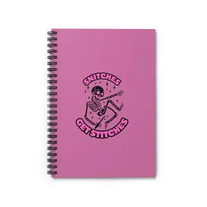 Crafty NHC Snitches Get Stitches Spiral Notebook, Journal for Artists, Cute Stationery Gift for Students, Ideal for Note-taking, [...]