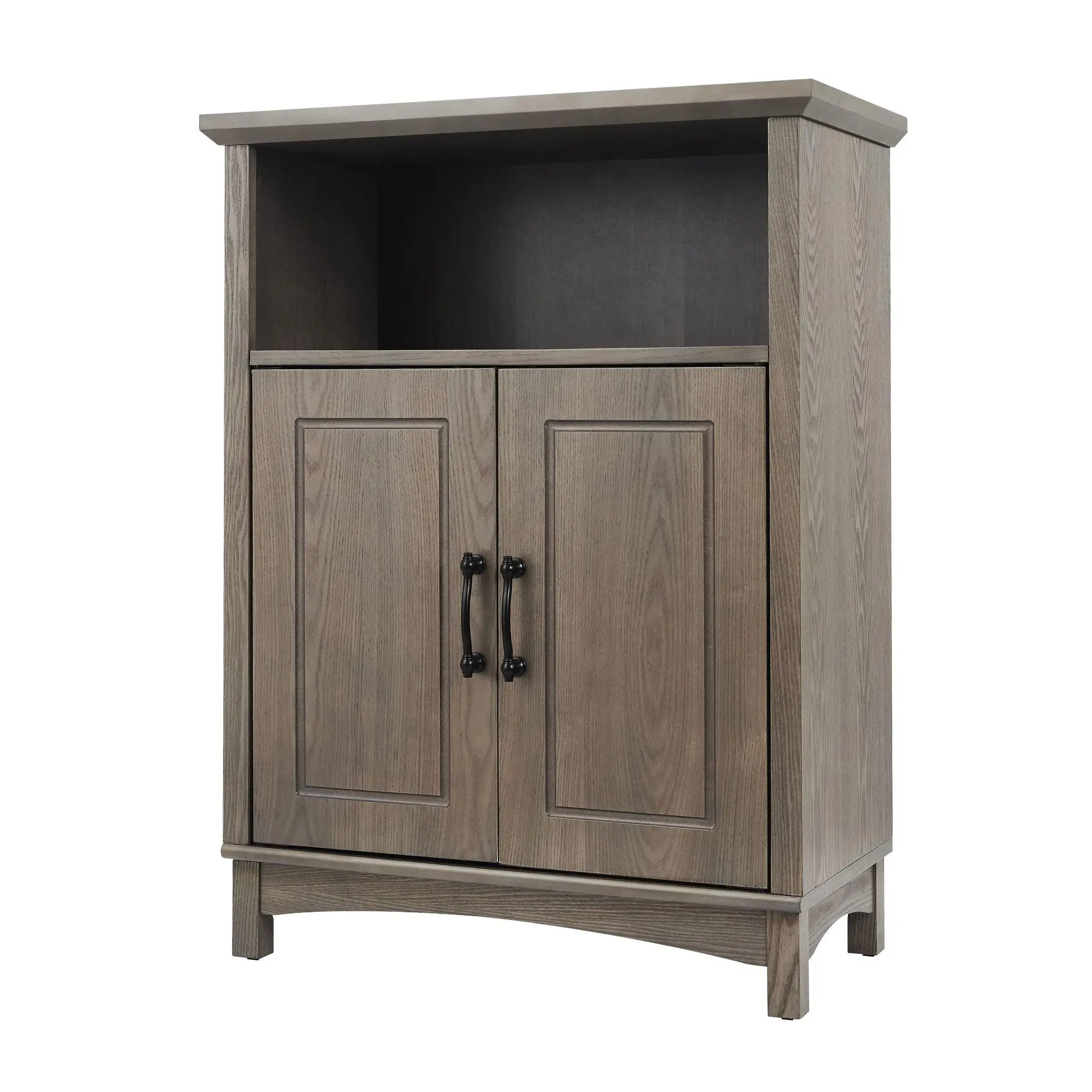 Russell Farmhouse Wooden Floor Cabinet, Salt Oak Russell Farmhouse Wooden Floor Cabinet, Salt Oak