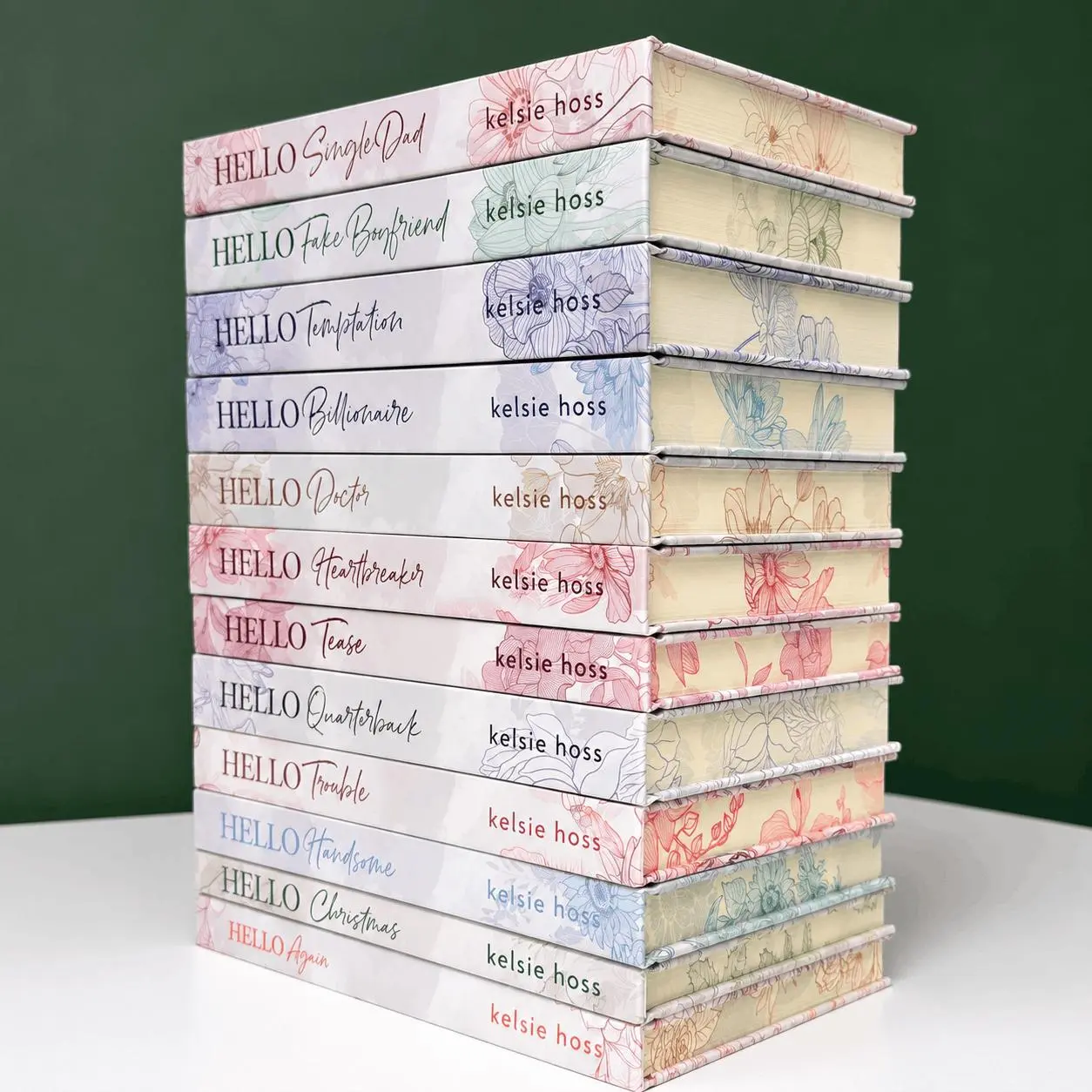 Hello Series Special Edition Collection - Hardcover Books with Gold Foil Covers, Sprayed Edges, and Exclusive Swag Items