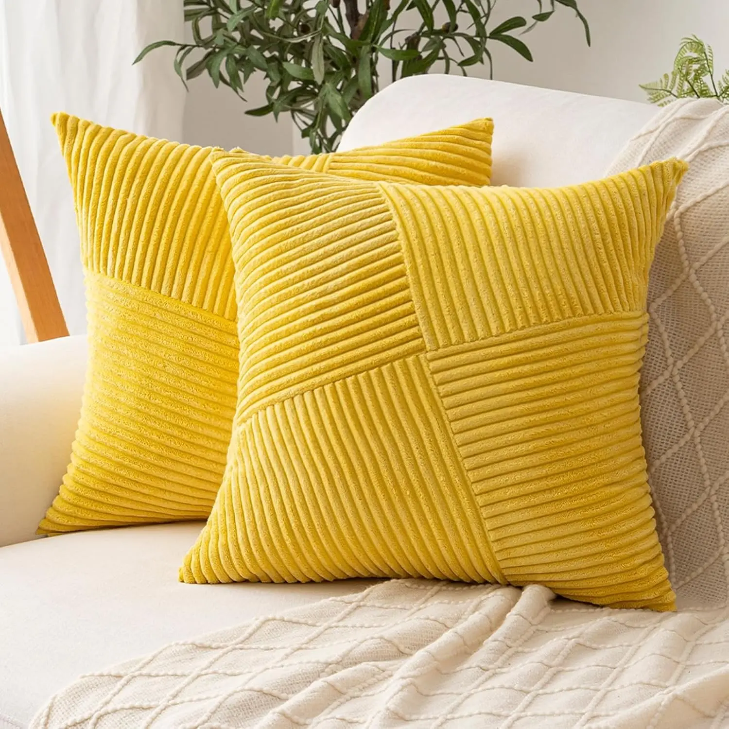 decorative pillow covers with zippers 20x20 - TikTok Shop