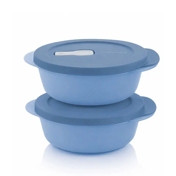 Tupperware CrystalWave® PLUS Leftover Duo Set, Kitchen Preserving Containers with Lids, Essential Kitchen Utensils Bowls for Food Storage