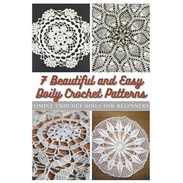 7 Vintage Geometric Design Crochet Doily Patterns: Simple Beginners' Guide - Emma Moore, Paperback, Vintage Geometric Designs