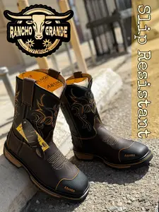 Mod-8008 Slip Resistant Work  Boots Dual Density Sole with Secure Grip Design