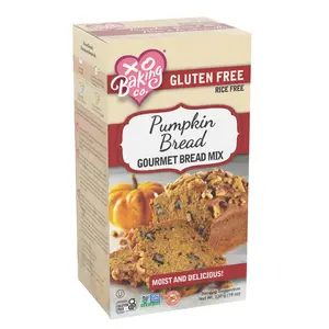 XO Baking Co. Gluten-Free Rice-Free Soy-Free Dairy-Free Non-GMO Pumpkin Bread Mix Moist and Delicious