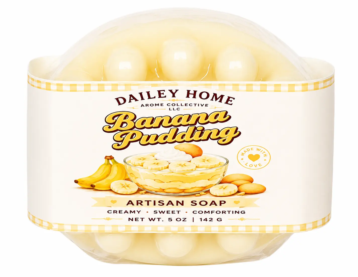 Banana Pudding Deluxe Artisan Soap