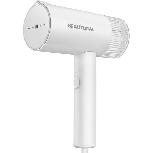Travel Steamer for Clothes, Portable and Handheld, 1000W, White | Foldable Garment Wrinkle Remover, Fast 30s Heat-up, 120V Only (Not for 220V Europe)