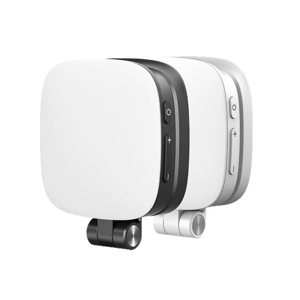 MagSafe-Compatible Magnetic Selfie LED Fill Light for iPhone, Rechargeable with Mirror, CRI 95+, 5 Color Temps, Foldable Ring Design