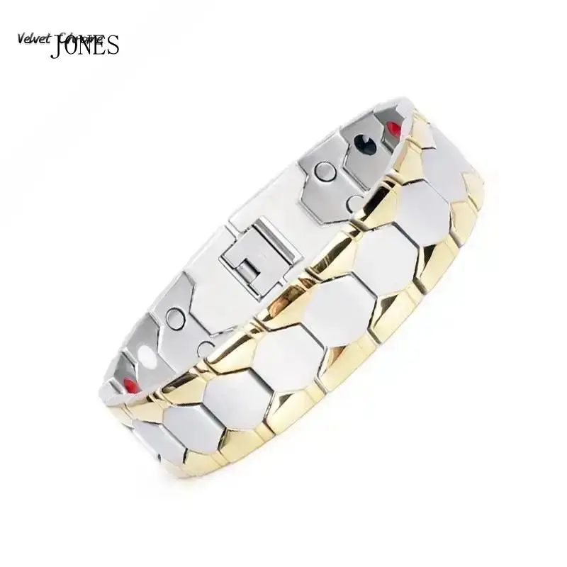 Men's spherical hexagonal bracelet with detachable magnet, slim version, four-in-one couple bracelet, geometric bracelet