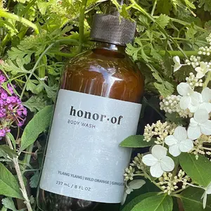 Honor of Ylang Ylang Wild Orange and Ginger Wildcrafted Body Wash 8 fl oz