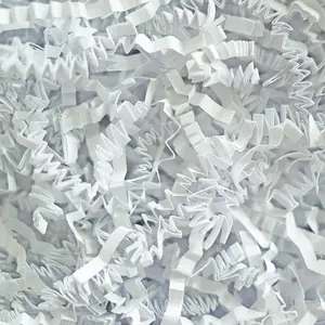 1 LB White Crinkle Cut Paper Shred Filler, Decorative Shredded Paper for  Baskets and Box Packaging,  for Weddings, Birthdays, Party Favors, Mother's Day & Valentine's Day Gifts