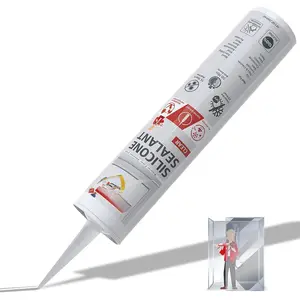 Clear  Caulk Neutral Cure 10.1 oz -    Sealant, Crack and Shrink Resistant, Low Odor,  Adhesion Caulking for Kitchen, Bath, Window, Shower, Outdoor Use