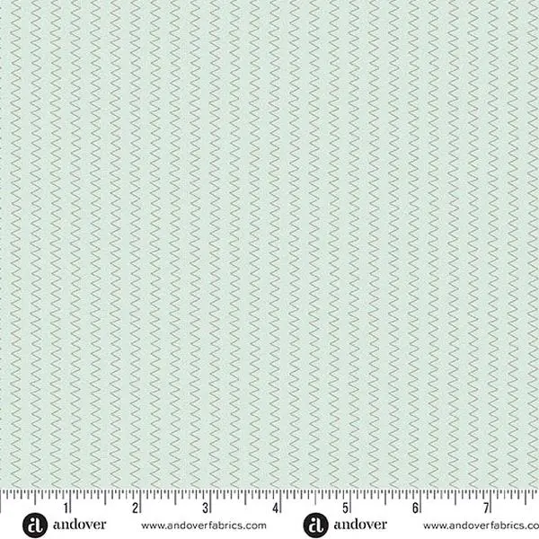 Fabric Andover Laundry Basket Quilts Pool Zig Zag Sewing Bird by the Quarter Yard A-1606-B