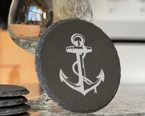 Anchor Set of 4 Coasters