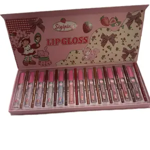 Siyiping Strawberry Shortcake Lipgloss & Lip Liner Duo Set