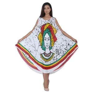 Women's Kaftan with Woman Head -- 601