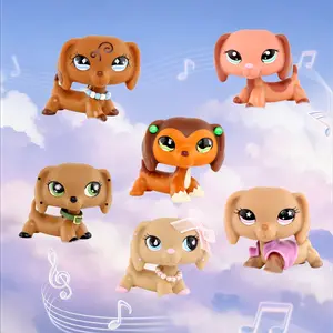 Pet Shop Collectable Dachshund  Bobble Head Figure for Kids Birthday Christmas Gift