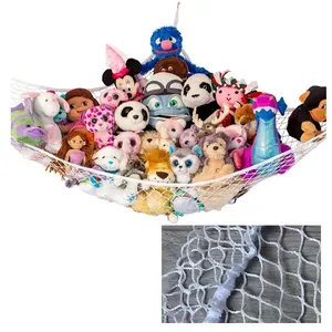 Corner Toy Net Hammock for Stuffed Animals - Mesh Toy Organizer Corner Toy Net Hammock for Stuffed Animals - Mesh Toy Organizer