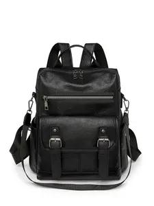 2026 New Korean Vintage Women's Shoulder Bag, Fashion Soft Leather Fringe Multifunctional Travel Backpack, Stylish and Durable